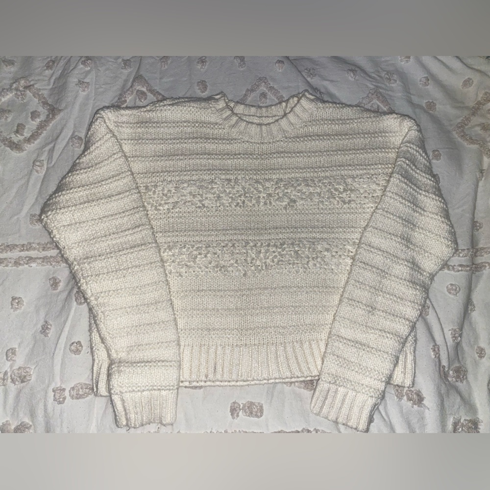 Pacsun (lottie moss) long sleeve white sweater